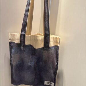 Jean Paul Gaultier Parfums Denim Canvas Tote Bag Blue Promo Shopper